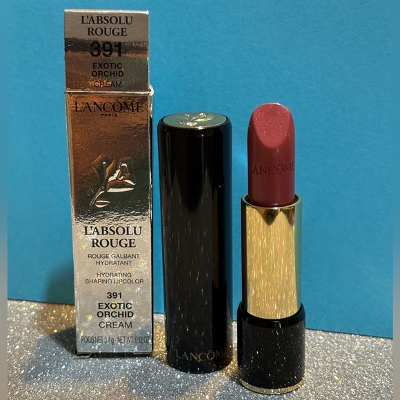 BNIB! Lancome LβAbsolu Rouge Lipcolor in EXOTIC ORCHID Cream 391 π - Picture 7 of 9